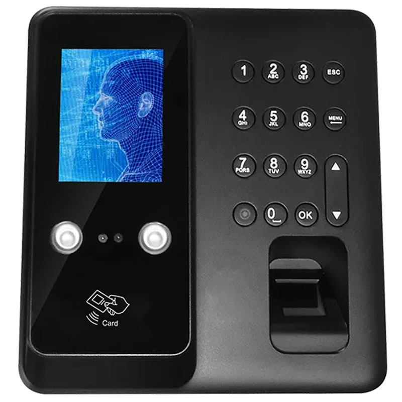 Access Control F610 Biometric Fingerprint Reader Facial Recognition Attendance Machine